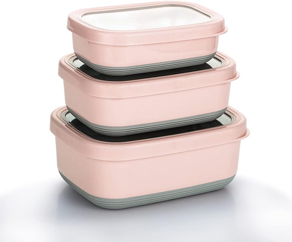 Leak Proof Stainless Steel Lunch Snack Containers Set for Kids