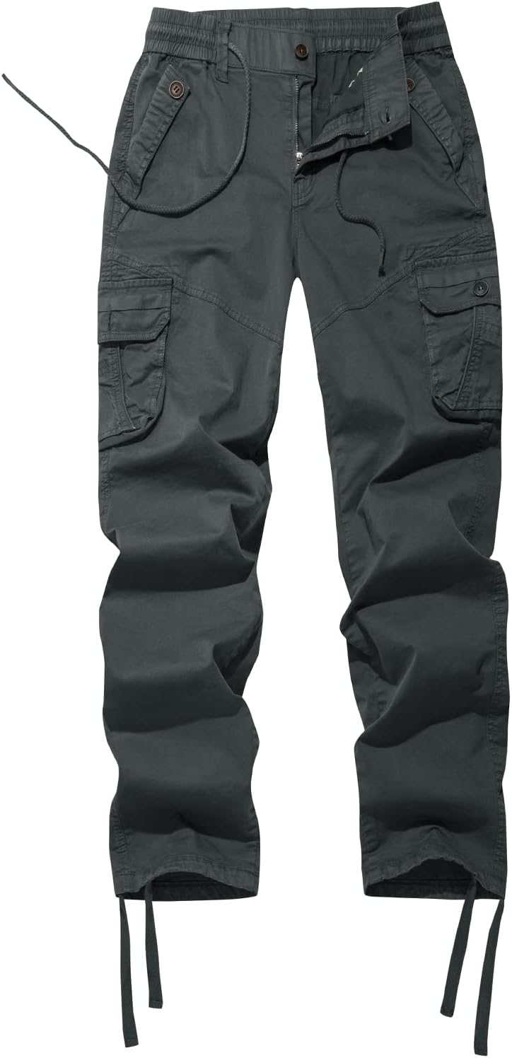 FOURSTEEDS Women's Mid Rise Multi-Pocket Cargo Pants Review