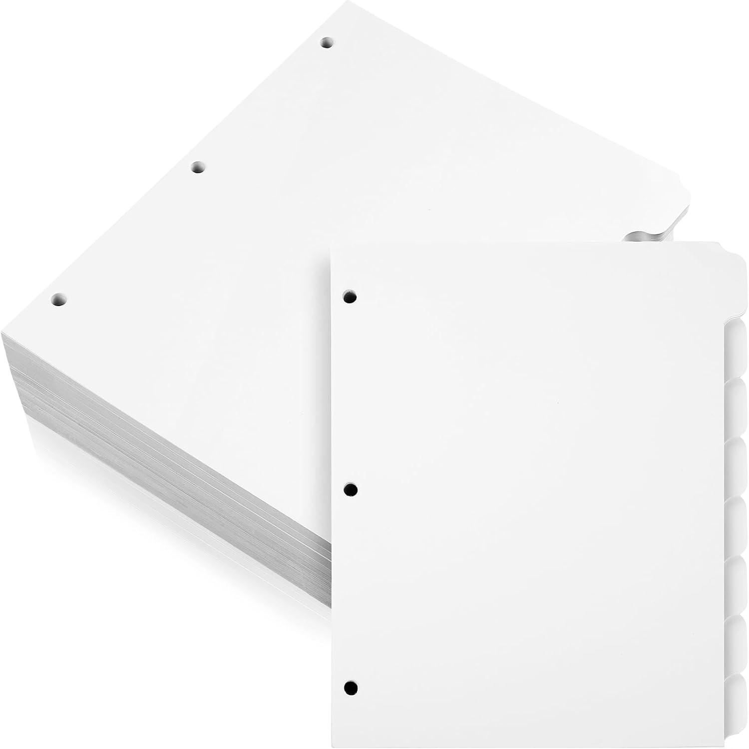 Harloon 30 Sets 3 Ring Binder Dividers with 8 Tabs for Organization