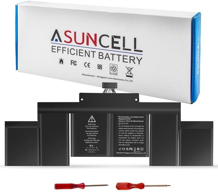 ASUNCELL A1398 Laptop Battery Replacement for MacBook Pro 15 in