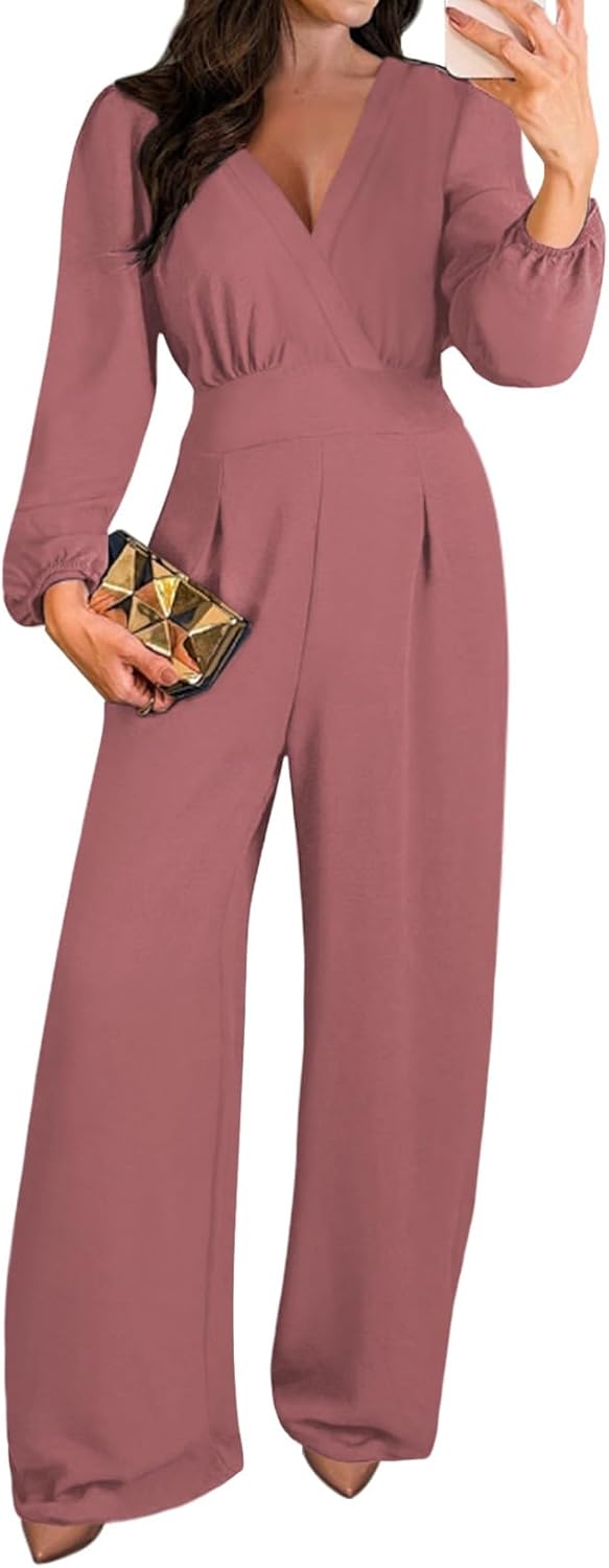 Chic Pink Queen Jumpsuits for Women with Wide Leg Design