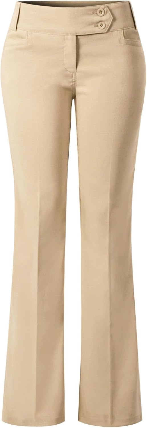 Ultra Stretch Comfy Bootcut Dress Pants for Women by Design
