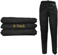 Chef Cargo Pants for Men - Classic 6 Pocket Elastic Waist