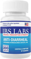 Diarrhea Relief Loperamide 2mg - 200 Caplets Bulk Pack