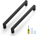 Ravinte 25 Pack 8-1/2in Matte Black Cabinet Pulls - Durable 8in Center