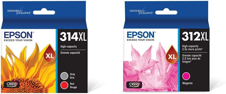 Epson T314XL Claria Photo HD Ink Multi-Pack for Stunning Prints