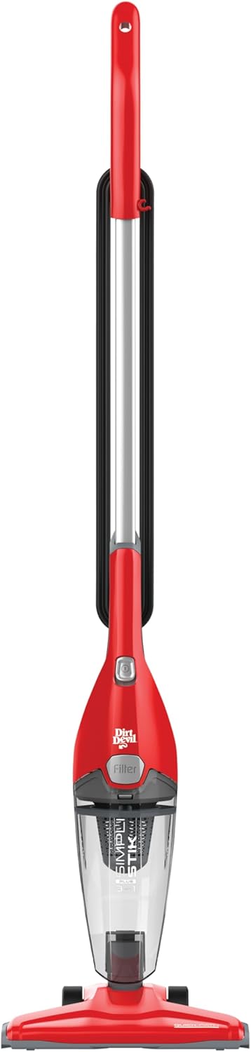 Dirt Devil Simpli Stik Plus 3-in-1 Vacuum Cleaner for Small Spaces