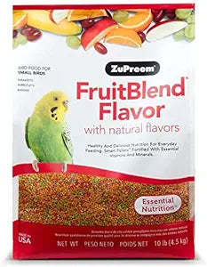 ZuPreem FruitBlend Flavor Pellets Bird Food for Small Birds