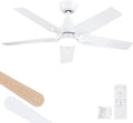 42 in Ceiling Fans with Lights and Remote - Quiet 6-Speed DC Fan