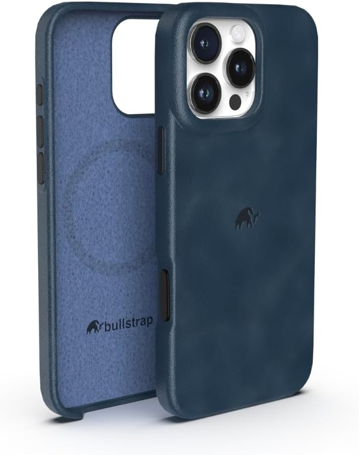 Premium Handcrafted Leather Case for iPhone 16 Pro Max - Ocean