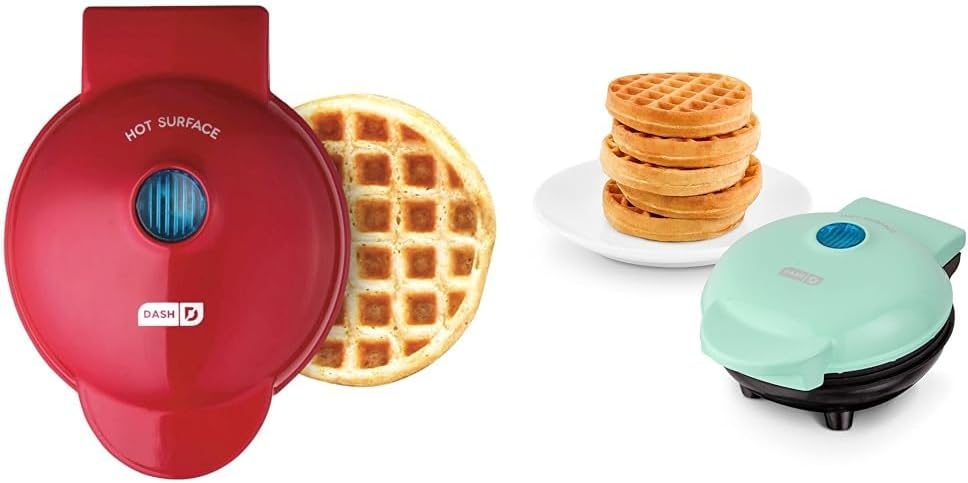 DASH Mini Waffle Maker for Personalized Treats