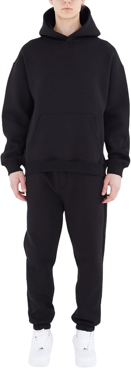 HHGKED Men's Sweatsuits 2 Piece Outfits for Casual Comfort