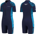 Seaskin Kids Wetsuit for Boys Girls Toddler Shorty - 2mm Front Zip