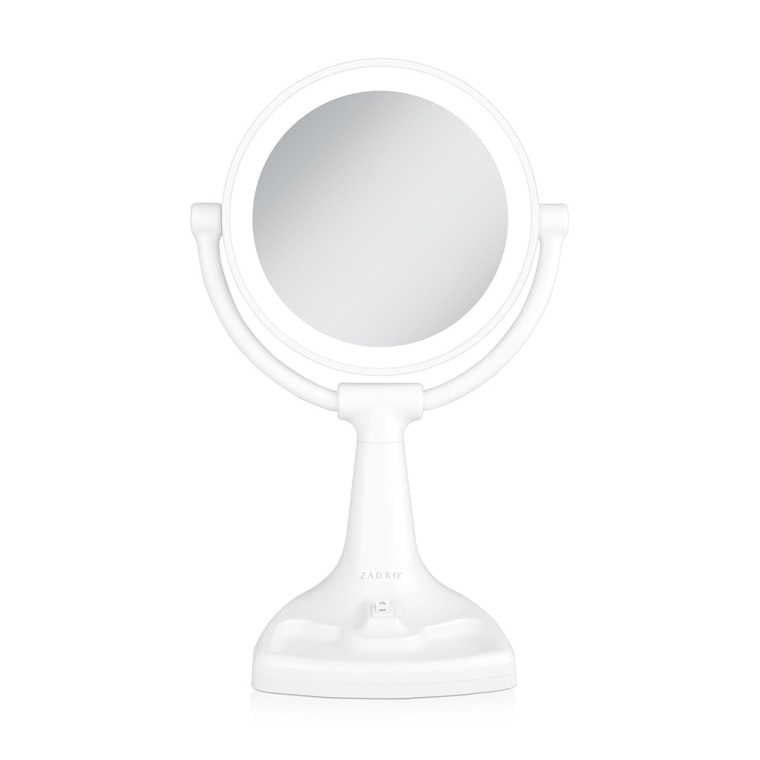 Zadro 11in Fluorescent Lighted Makeup Mirror with 10X Magnification