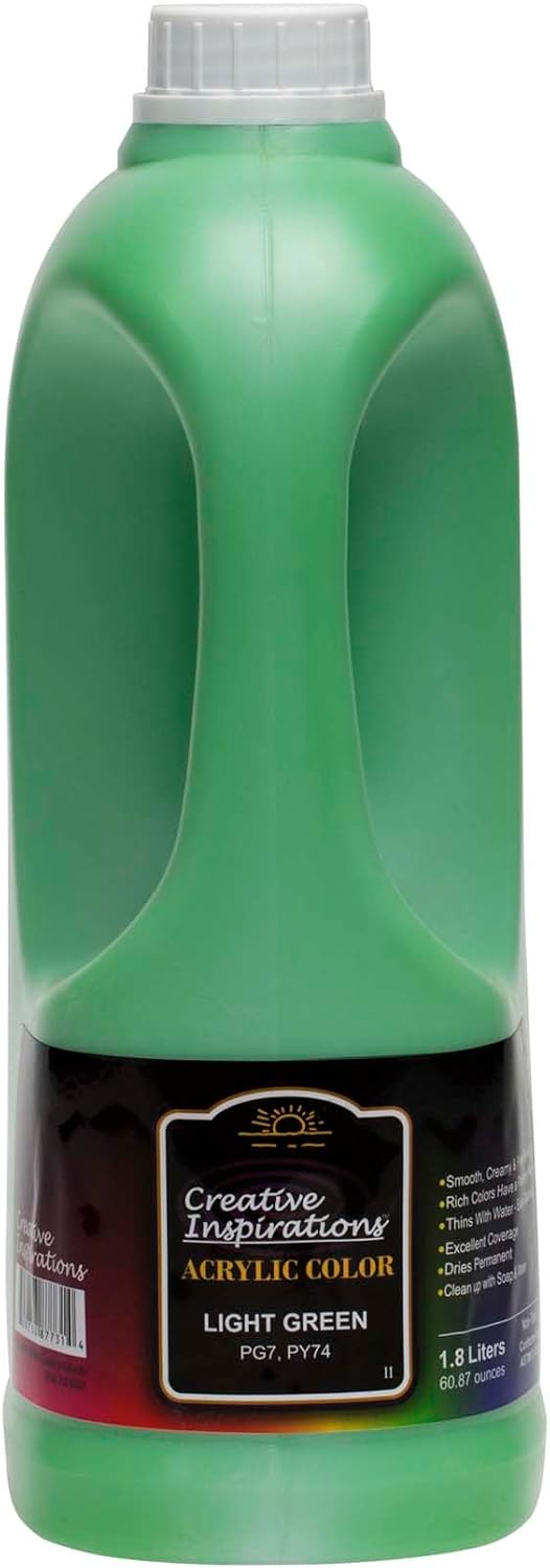 Creative Inspirations Acrylic Paint - Light Green - 1.8 Liter
