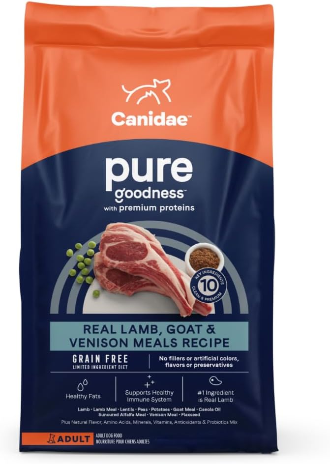 Canidae Pure Limited Ingredient Dry Dog Food with Real Lamb & Goat