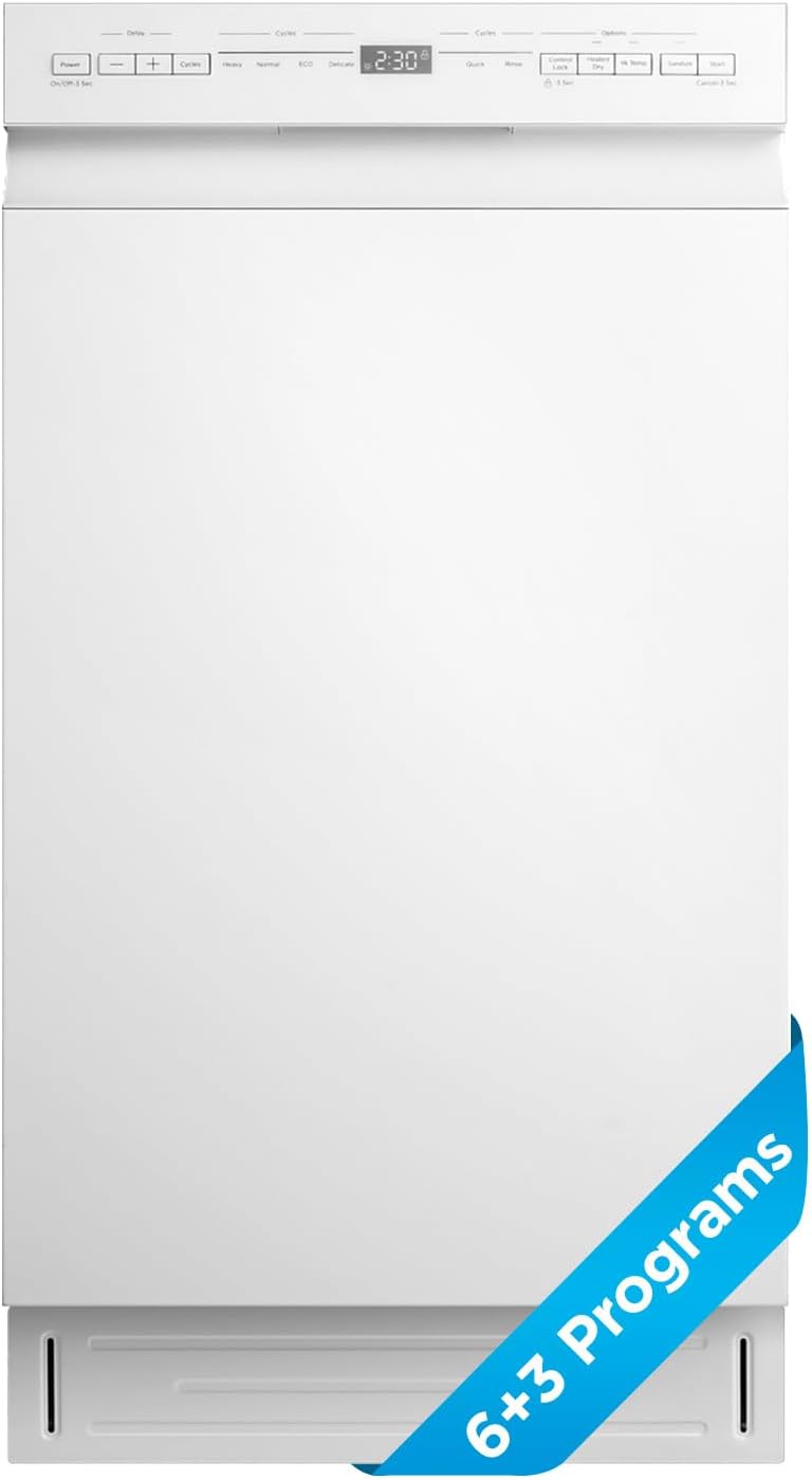 Midea Built-in Dishwasher with 8 Place Settings and 6 Programs