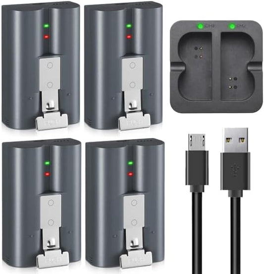 Ultimate 4 Pack Ring Battery + Charger
