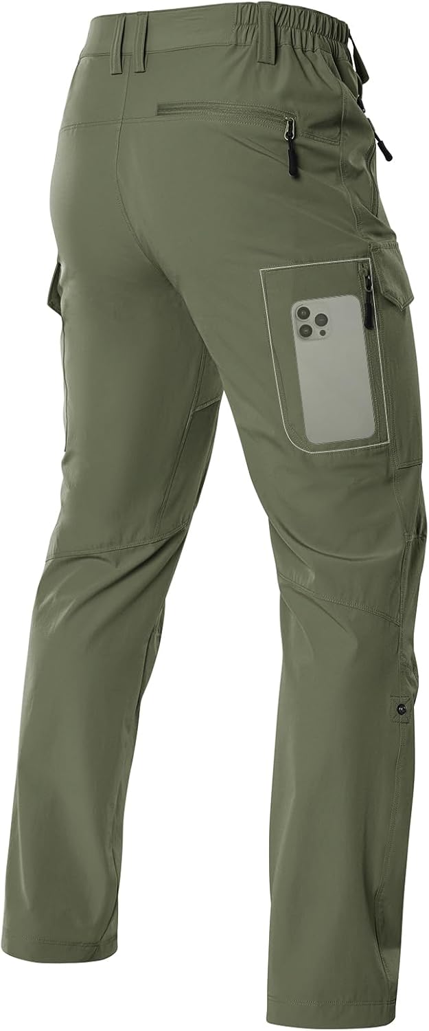 Moosehill Men's Hiking Cargo Pants for Outdoor Adventures