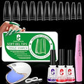 Clara Colors Nail Tips and Glue Gel Kit - Fast Gel X Extensions