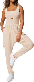 Casei Jumpsuits for Women Casual Summer Rompers - Breathable Beechwood