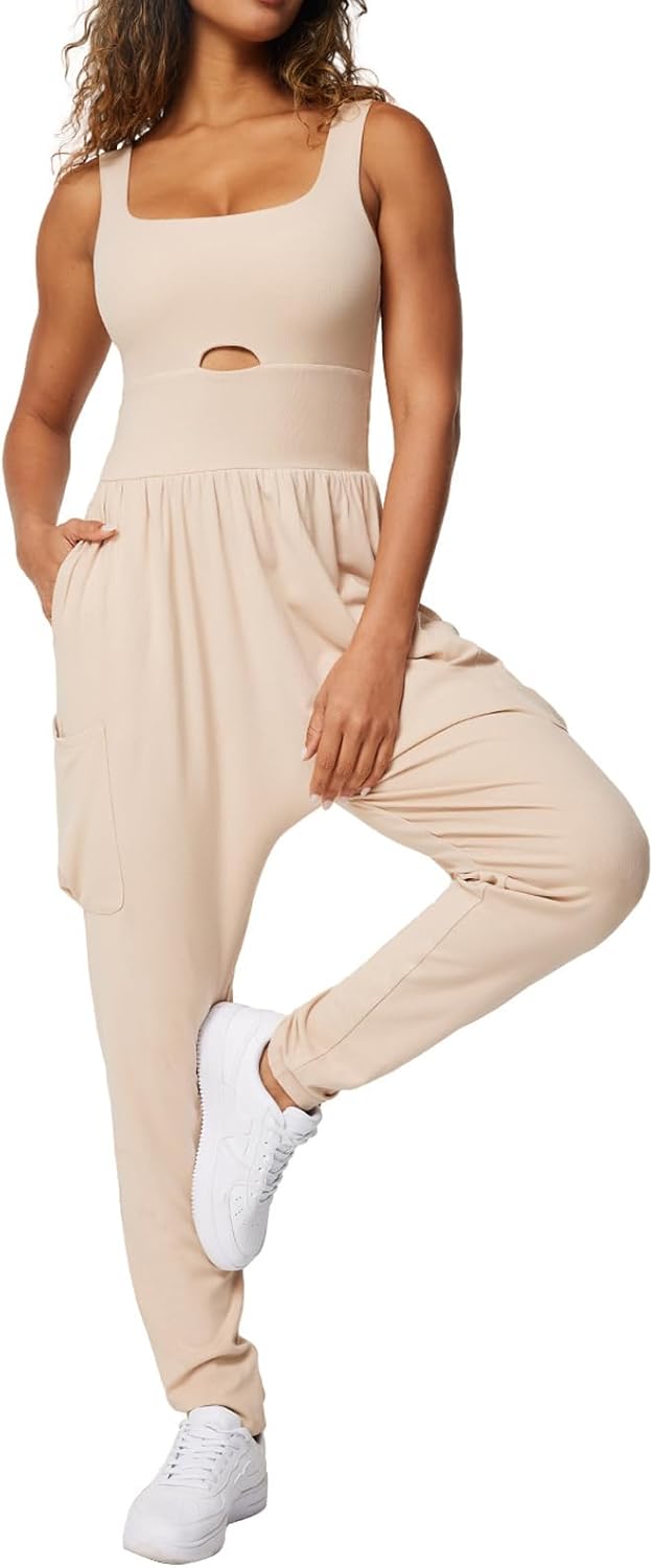 Casei Jumpsuits for Women: Casual Summer Rompers with Pockets