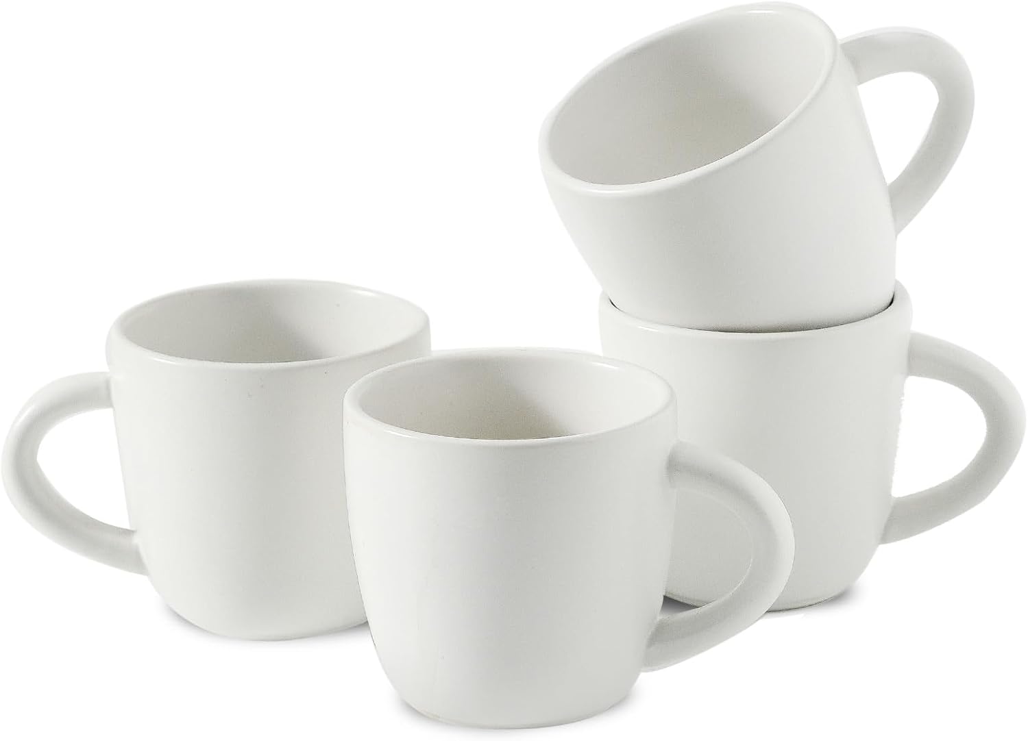 Hasense White Espresso Cup Set - Perfect for Every Brew!
