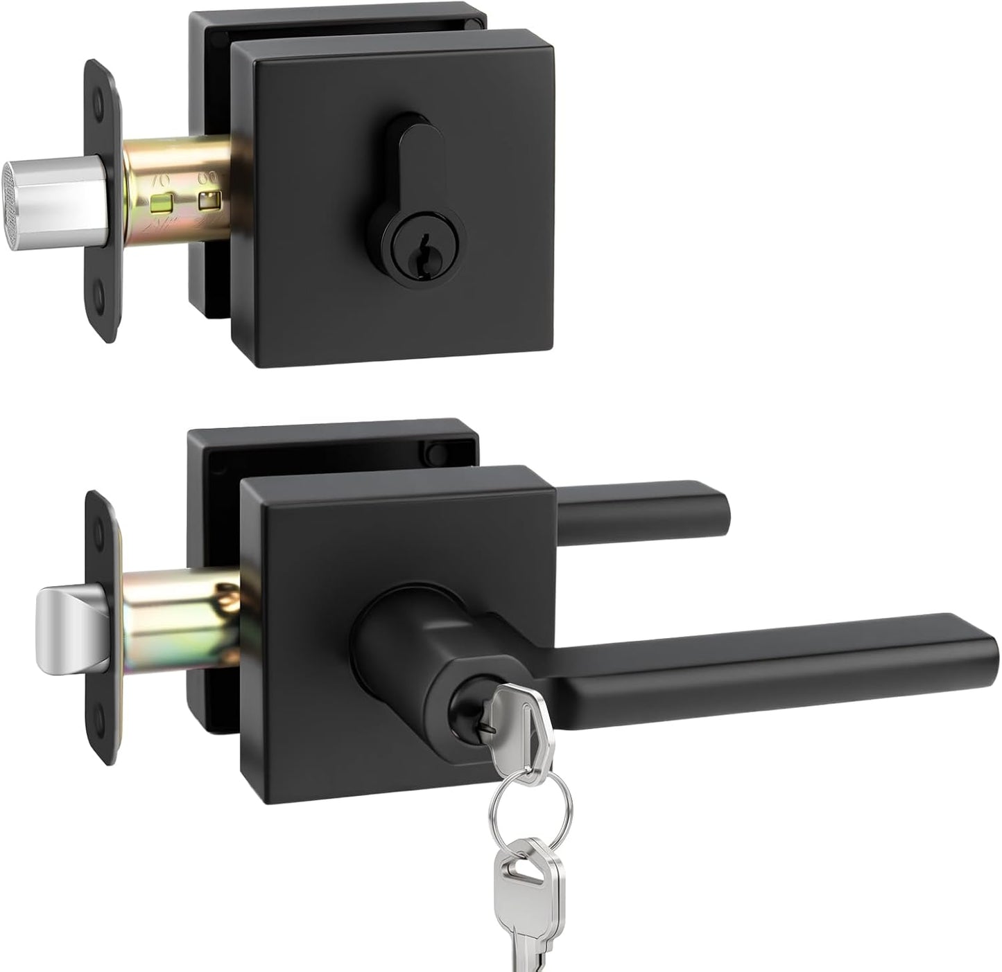 Goldenwarm Exterior Door Lock Set with Deadbolt for Security