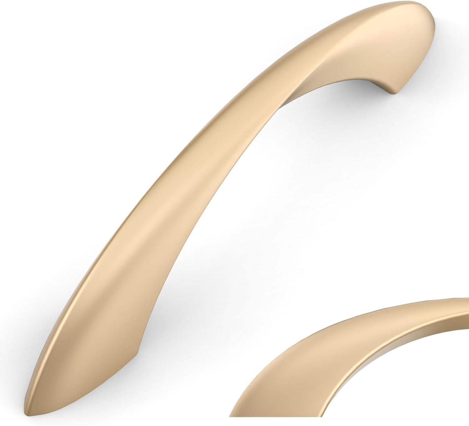 Champagne Gold Cabinet Pulls for Kitchen and Bathroom Drawers