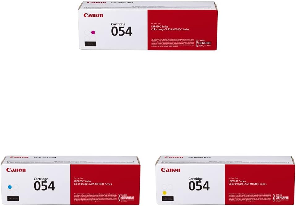 Canon Genuine Toner Cartridge 054 Magenta & Yellow for imageCLASS