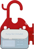 Pump Caddy for Infinity Pump (Red) - Secure Tubing Organizer