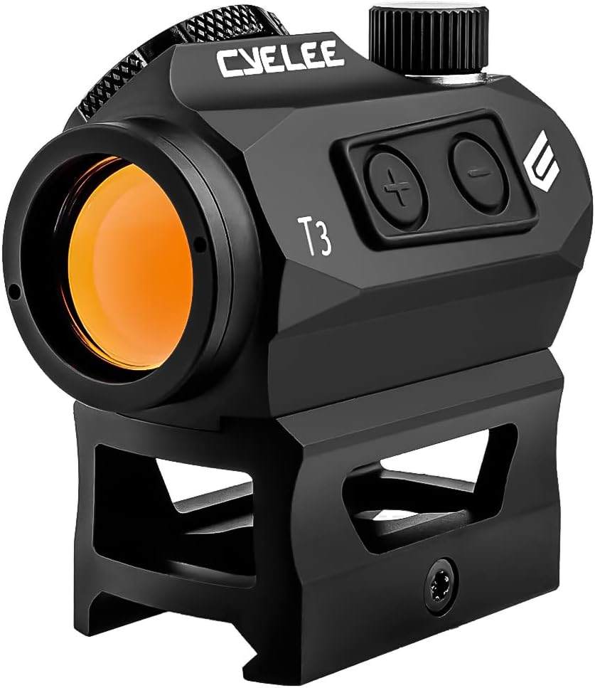 Cyelee T3 Red Dot Sight for Rifles with Shake Awake Feature