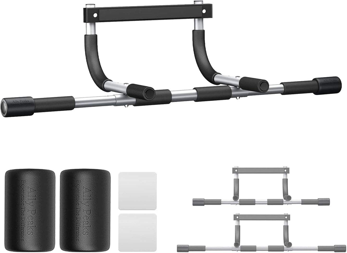 Adjustable Pull Up Bar for Doorway - Heavy Duty Design