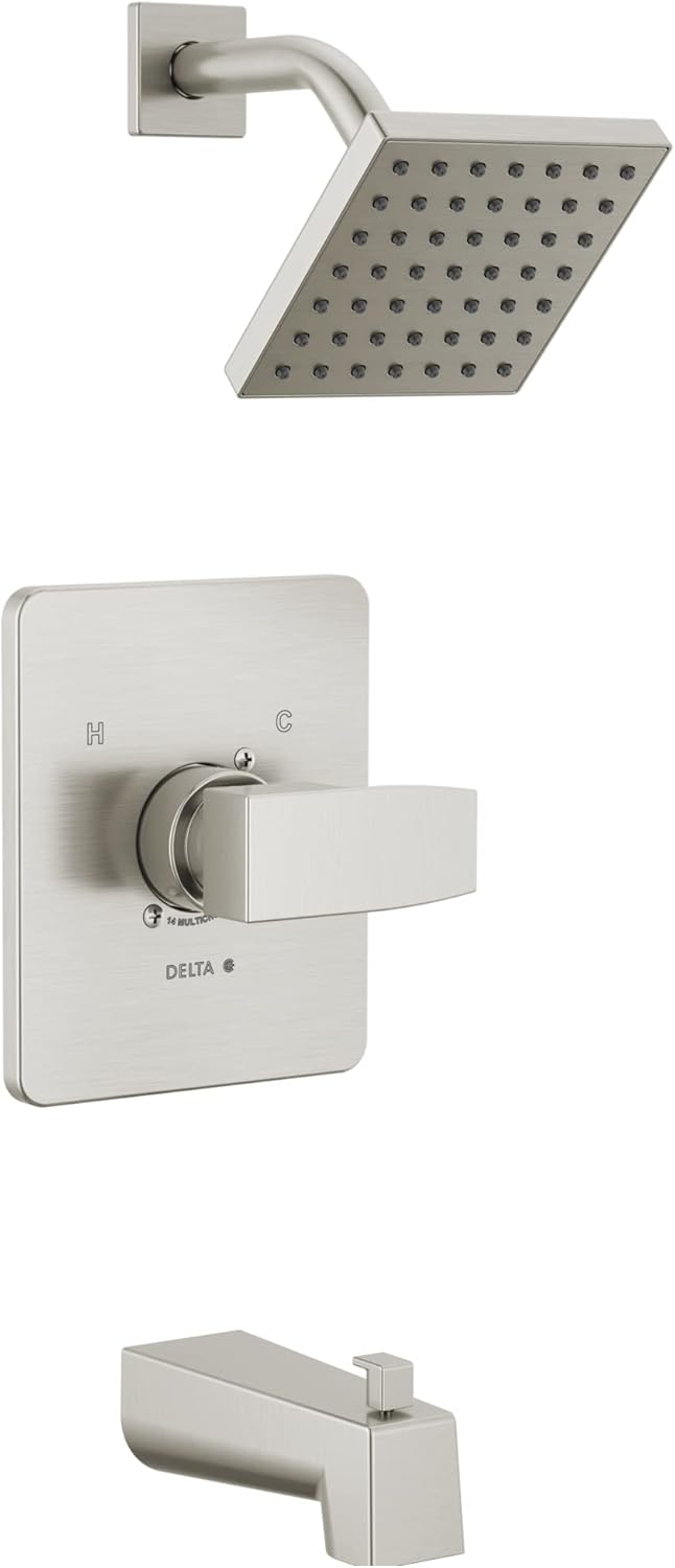 Delta Faucet Modern Brushed Nickel Tub and Shower Trim Kit Review