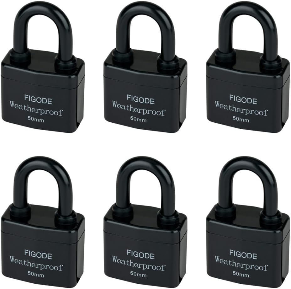 FIGODE Outdoor Waterproof Padlocks for Heavy Duty Security