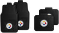 Fanmats Pittsburgh Steelers Car Mats Set of 4 for All Weather