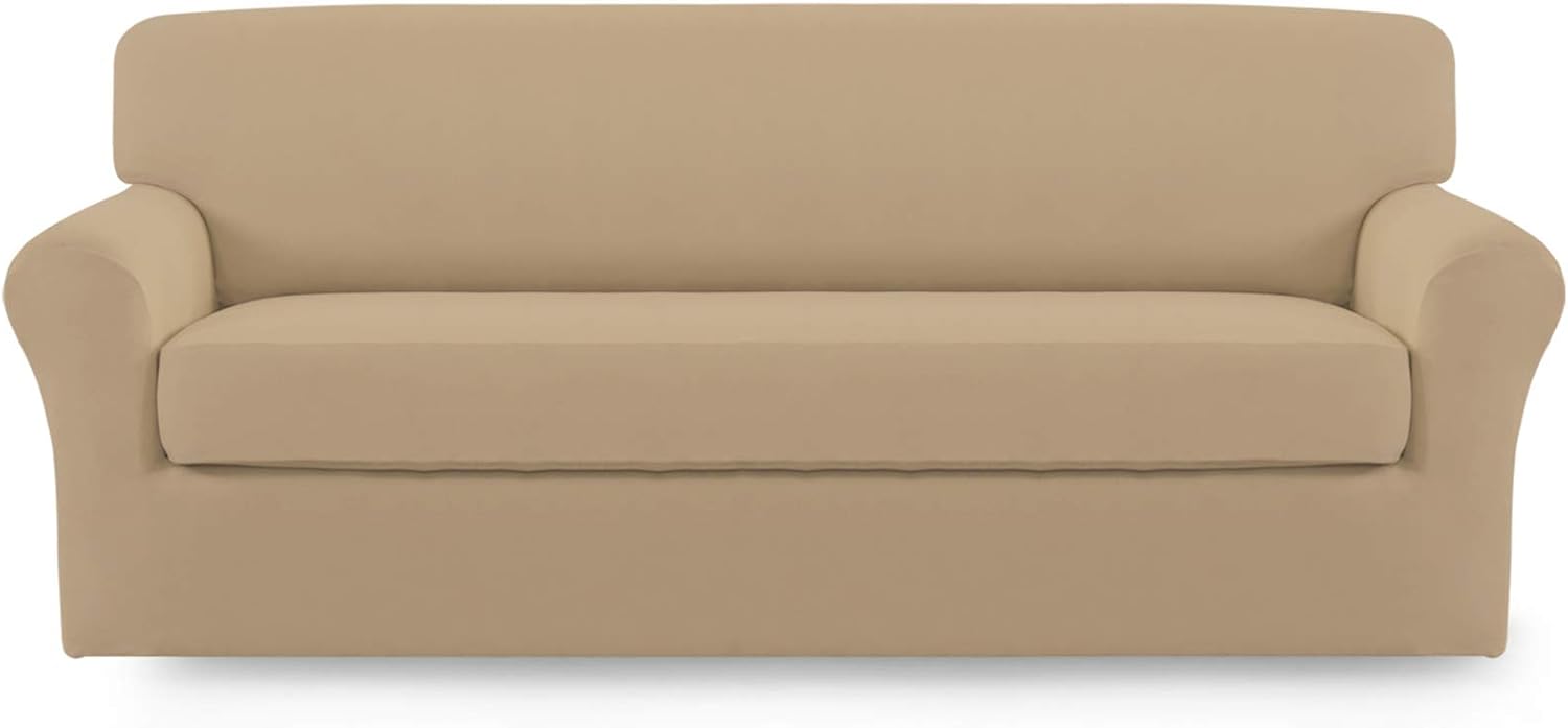 Easy-Going Microfiber Stretch Sofa Slipcover for Oversized Sofas