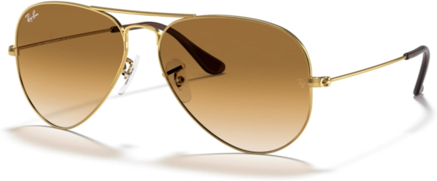 Ray-Ban RB3025 Metal Aviator Sunglasses with Eyewear Kit