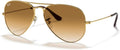 Ray-Ban RB3025 Metal Aviator Sunglasses + Accessory Kit - Classic are