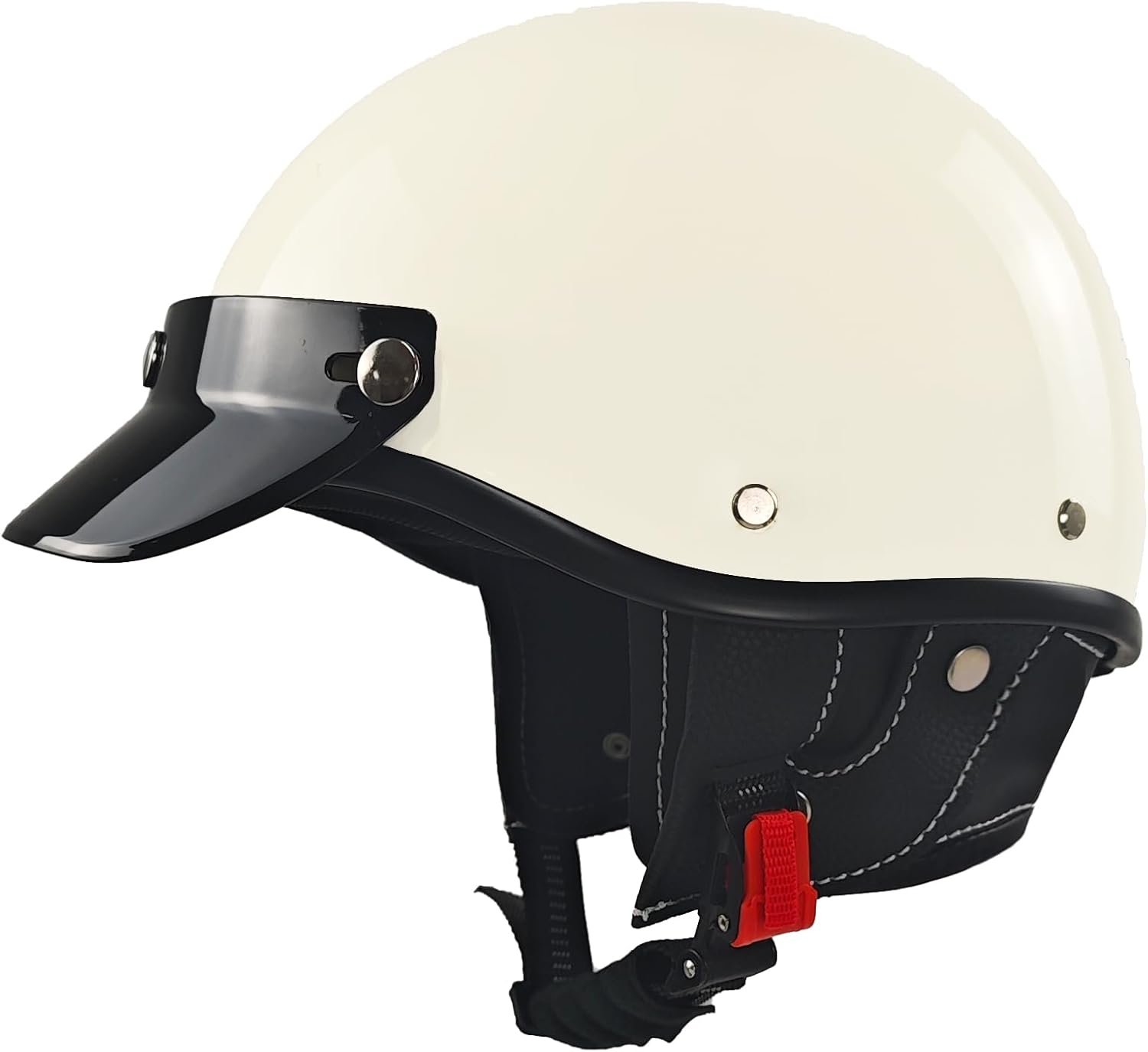Half Motorcycle Helmets Retro Open Face for Safe Riding