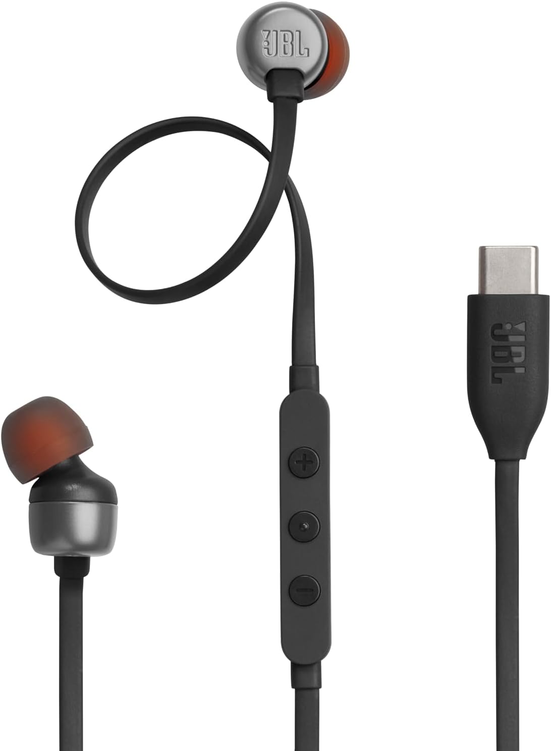 JBL Tune 310C - Hi-Res In-Ear Headphones, Tangle-Free Cable