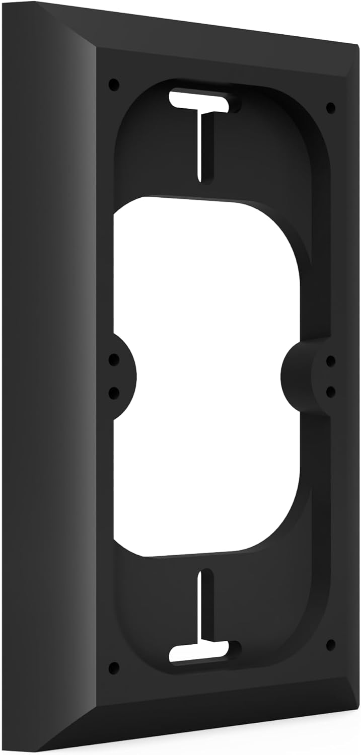 Ring Battery Doorbell Mount - Enhanced Compatibility - BLACK