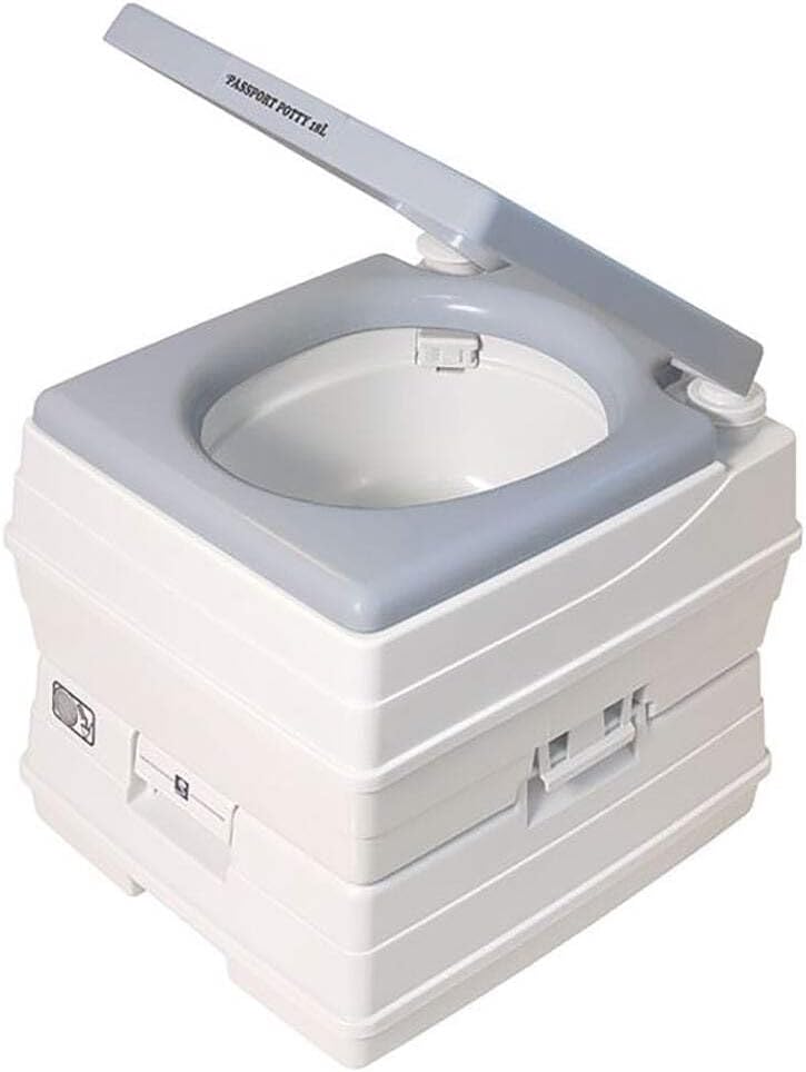 Dock Edge Passport Potty Portable Toilet - 18L Grey