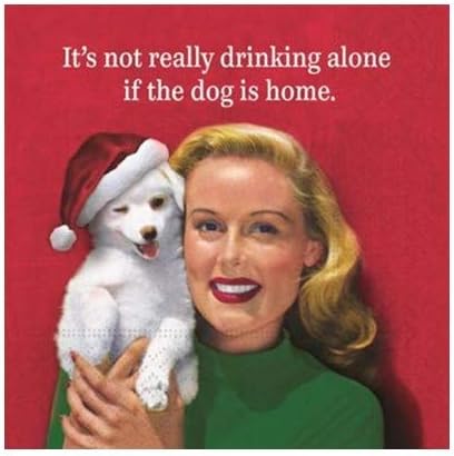 Christmas Dog Cocktail Napkins - Festive Fun!