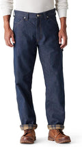 Signature Carpenter Jeans for Men - Durable Flannel-Lined Fit