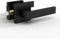 Mega Handles ROBELL Passage Door Handle Matte Black - Modern 5-in