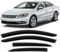 Tape-On Rain Guard 4-Piece for 2011-2018 VW Jetta Sedan - Smoke Visors