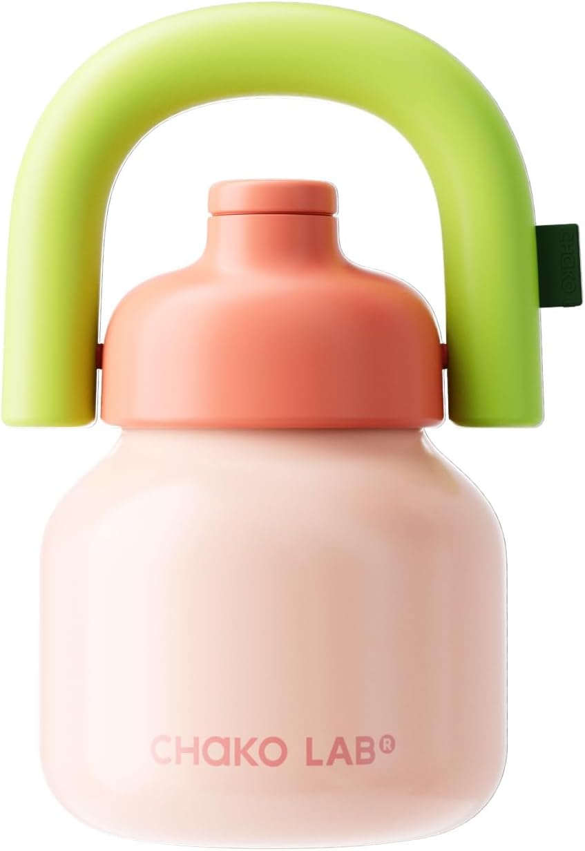 Vacuum Insulated Water Bottle with Straw and Carry Handle