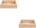 LOGOFUN 2PCS Wooden Jewelry & Phone Organizer