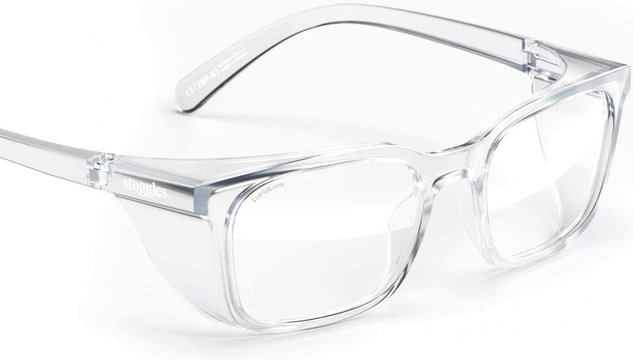 Stoggles Rectangle Z87.1 Certified Safety Glasses for Eye Care